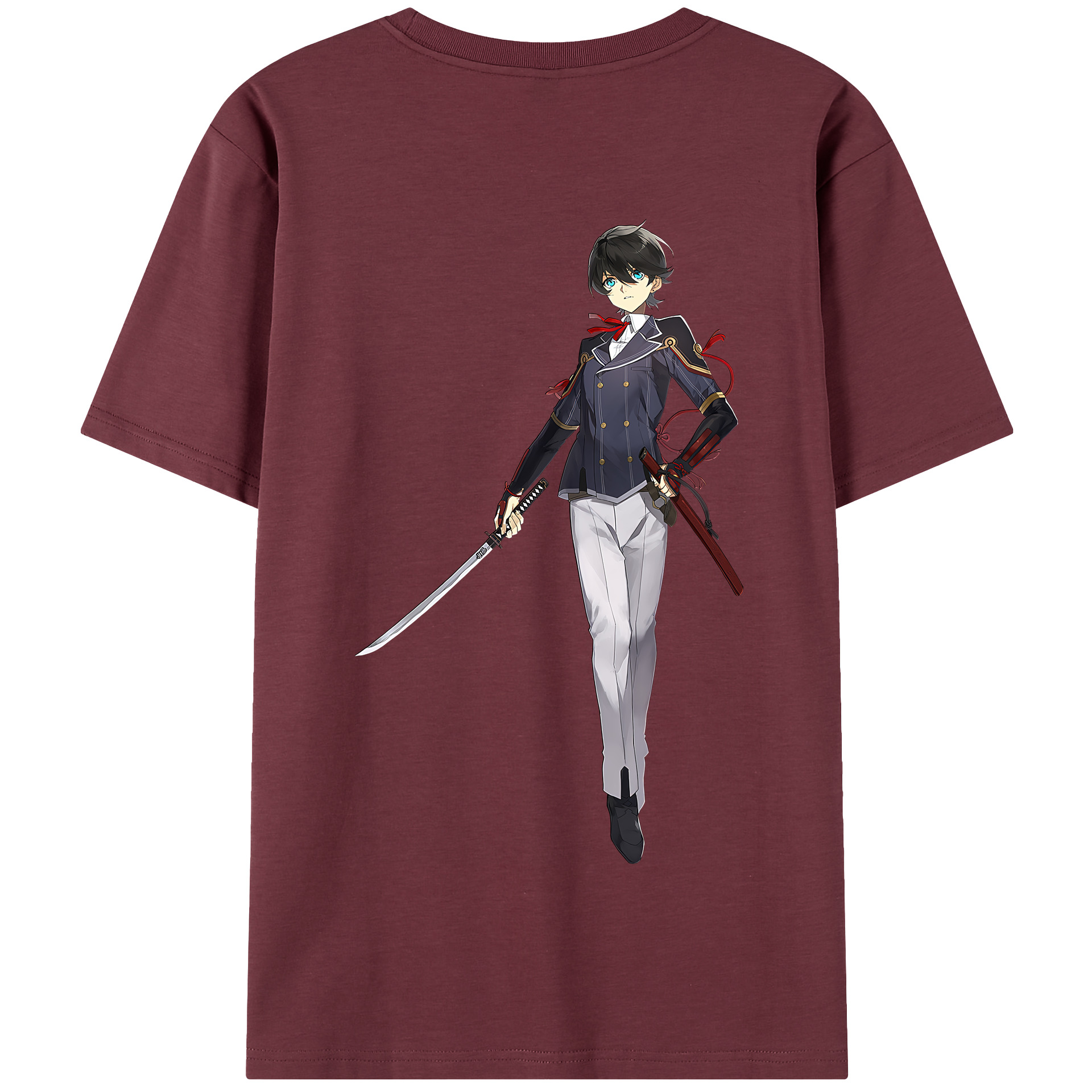 （画像用） 刀剣乱舞 Touken Ranbu 綿100％半袖Tシャツ（背面プリント）